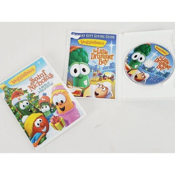 Veggie Tales - Christmas Drummer Boy - Silent night [DVD] - Picture 2 of 3